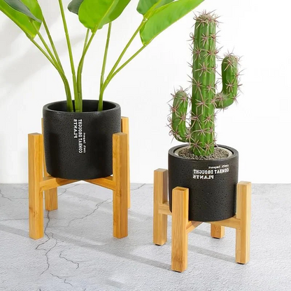 Wooden Plant Pot Trays