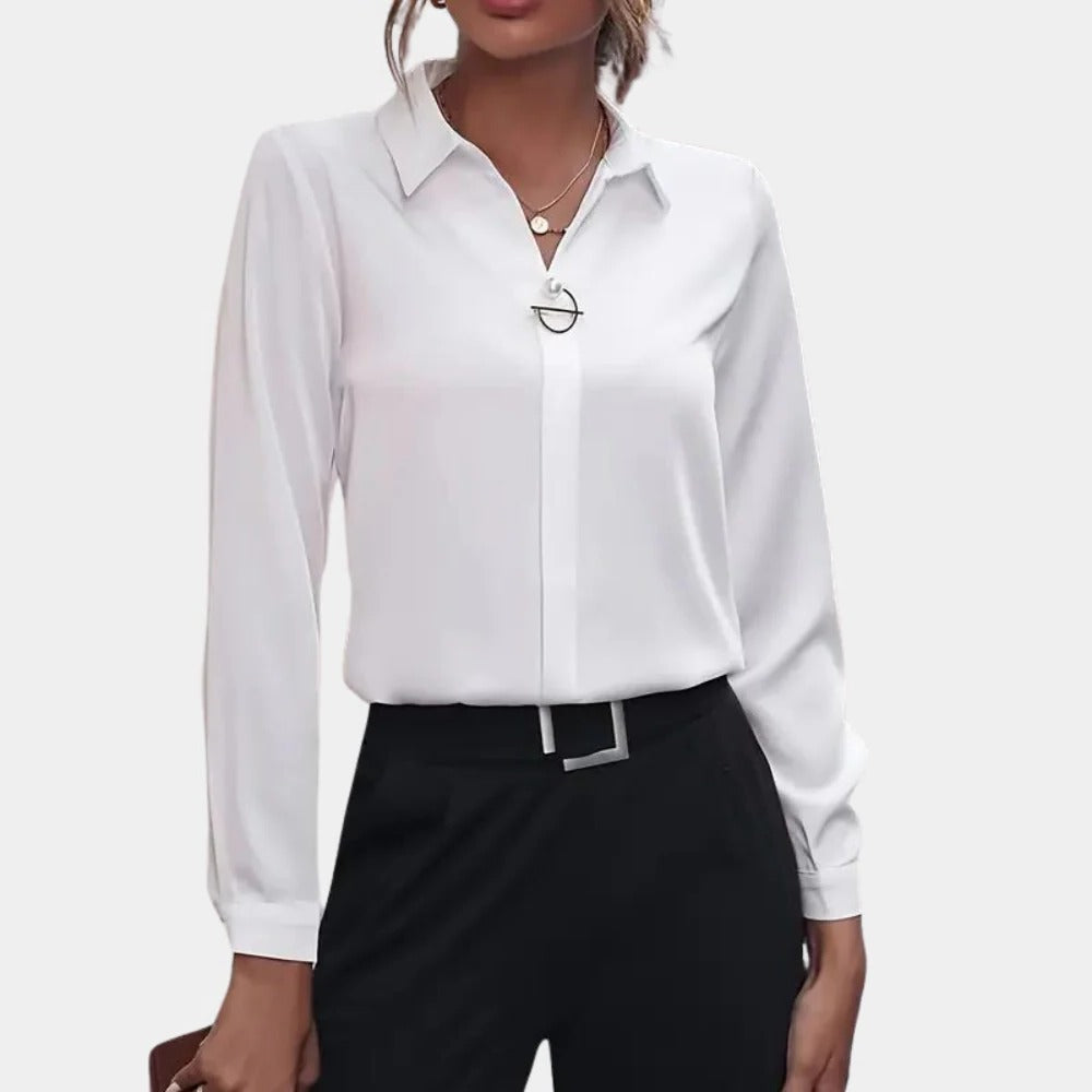 Elegant Plain Ladies Blouse