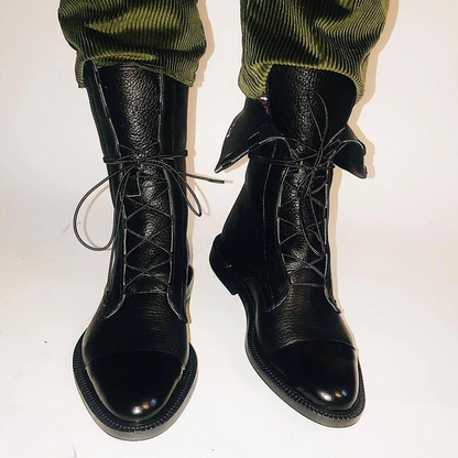 Vintage Heeled Ankle Boots For Women