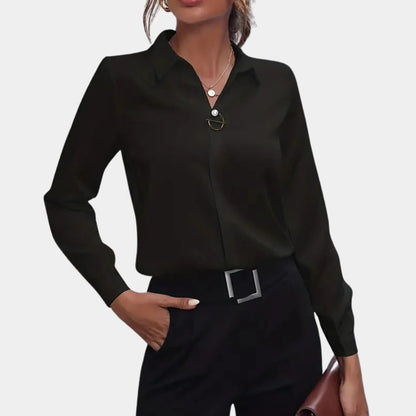 Elegant Plain Ladies Blouse