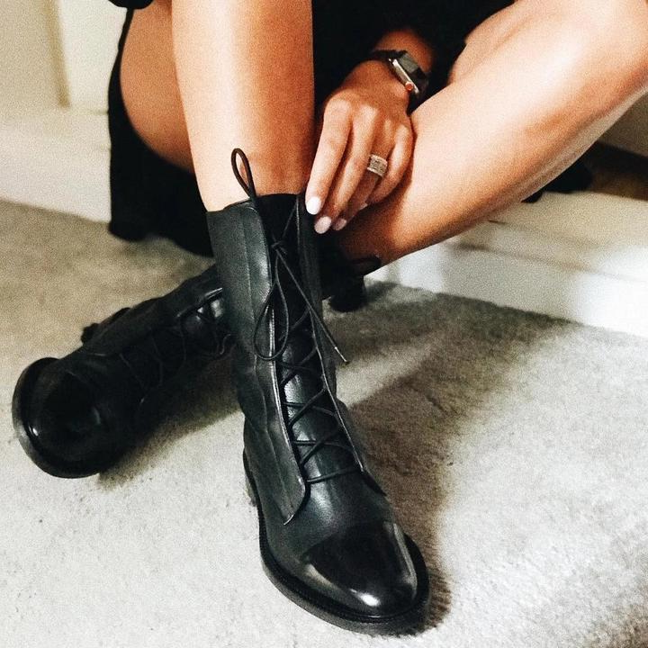 Vintage Heeled Ankle Boots For Women