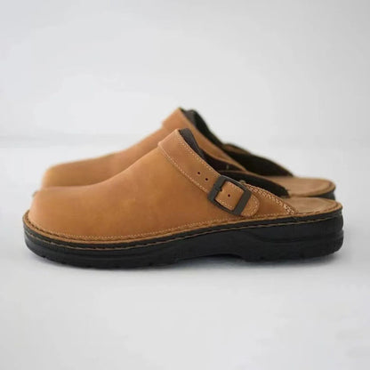 Men's Leather Slippers