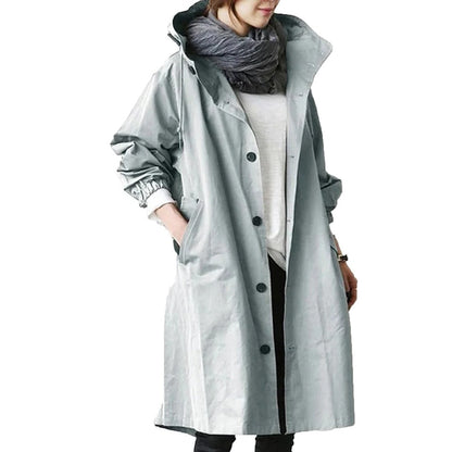 Women's Long Waterproof Raincoat
