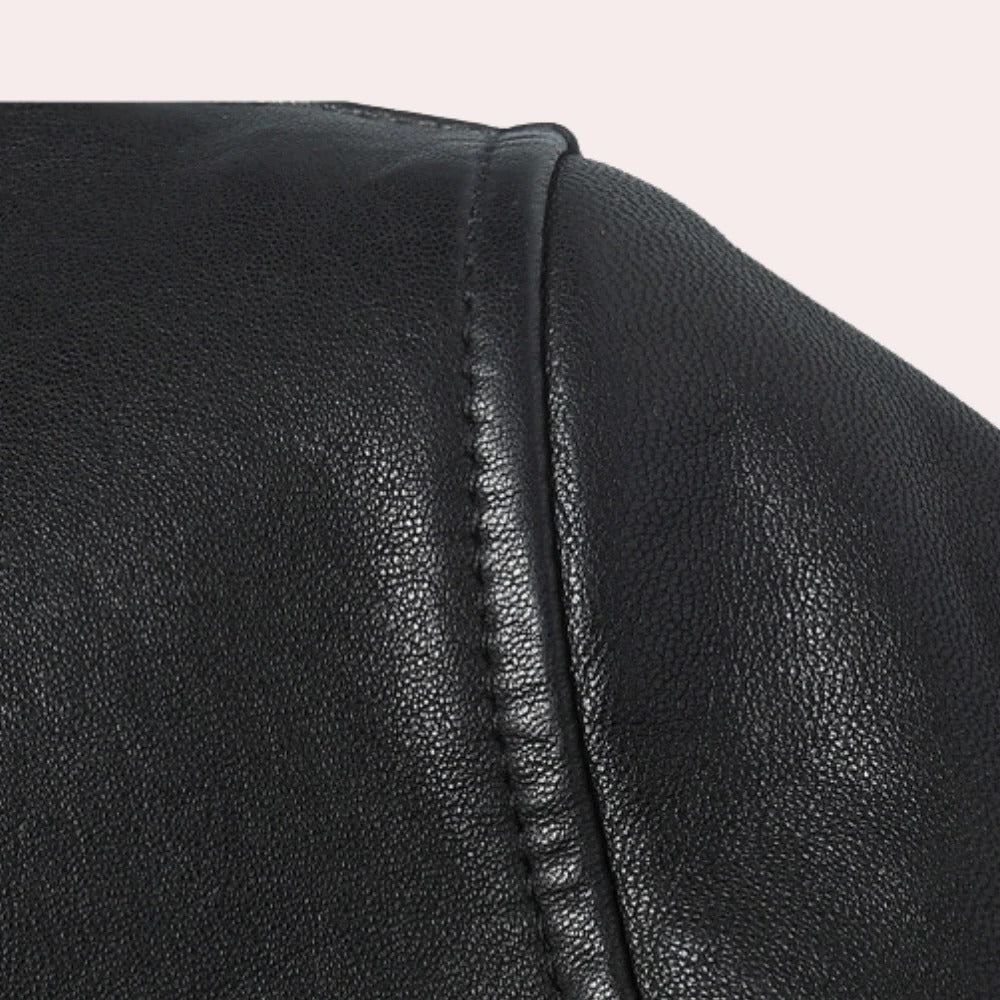 Men's leather jacket