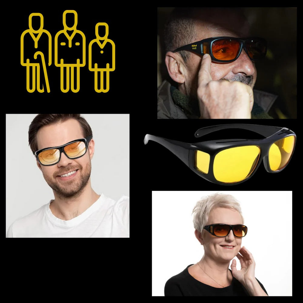 Night driving clarity glasses