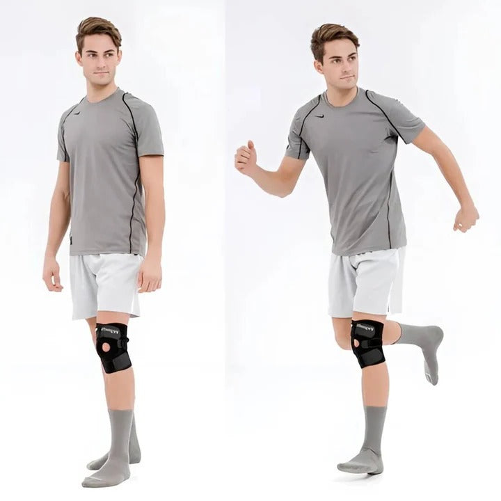 Knee Support with Adjustable Compression | for Pain Relief - Injury Recovery - Arthritis and Sports Stability