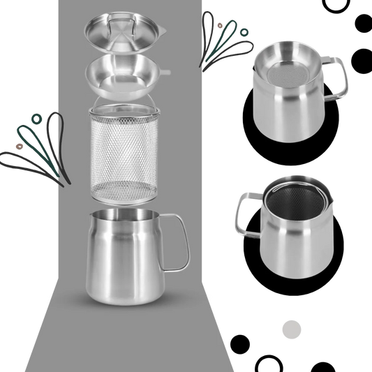 2-in-1 Stainless Steel Deep Frying Pot