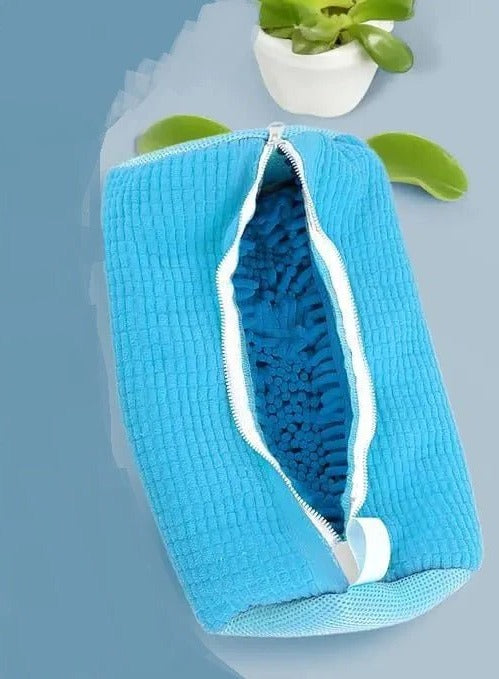 Reusable Shoe Laundry Cleaning Bag - Zippered Wash Bag for Washing Machines, Perfect Sneaker & Tennis Shoe Cleaner Kit for Dirt-Free Shine