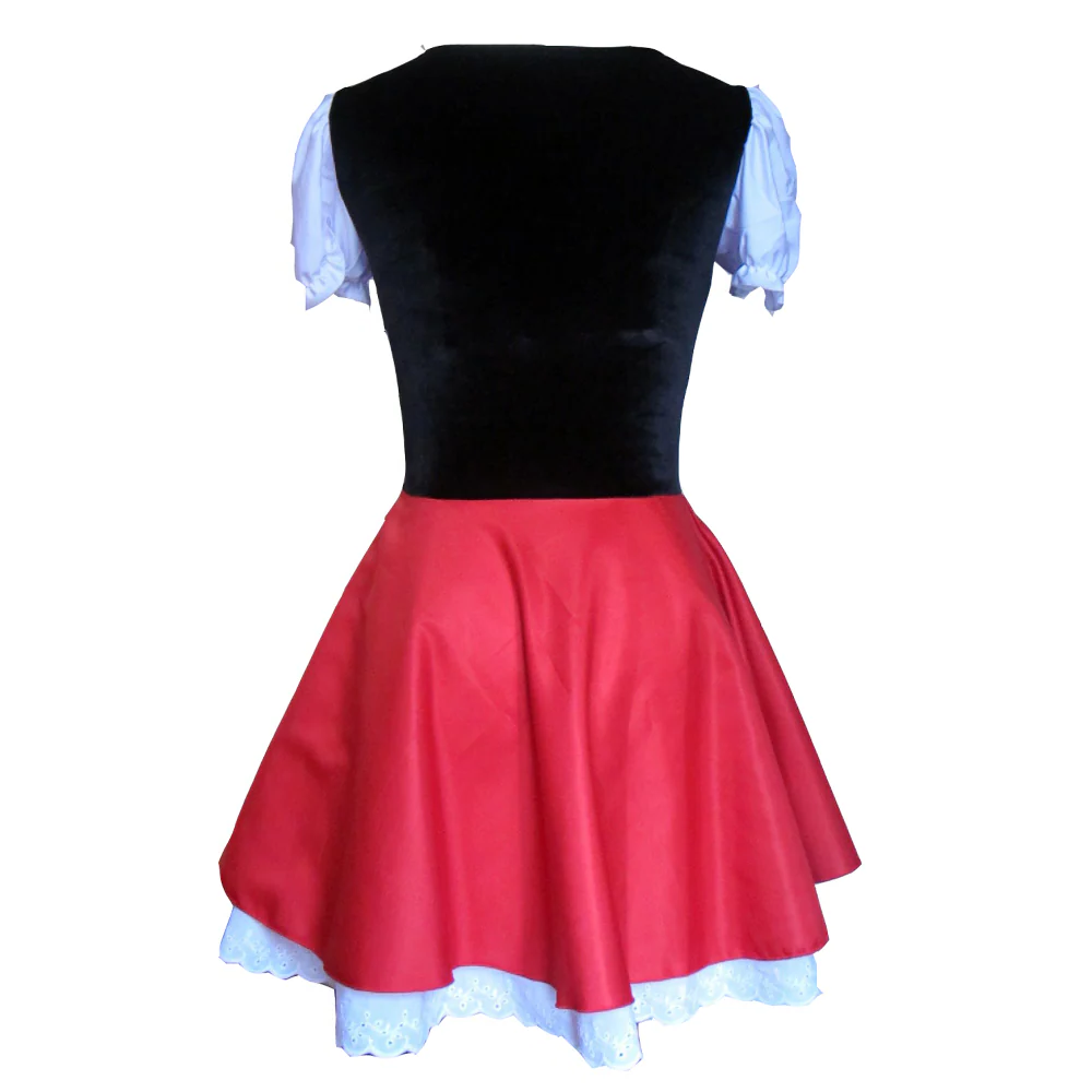 Official Little Red Riding Hooded Dress Woman Costume
