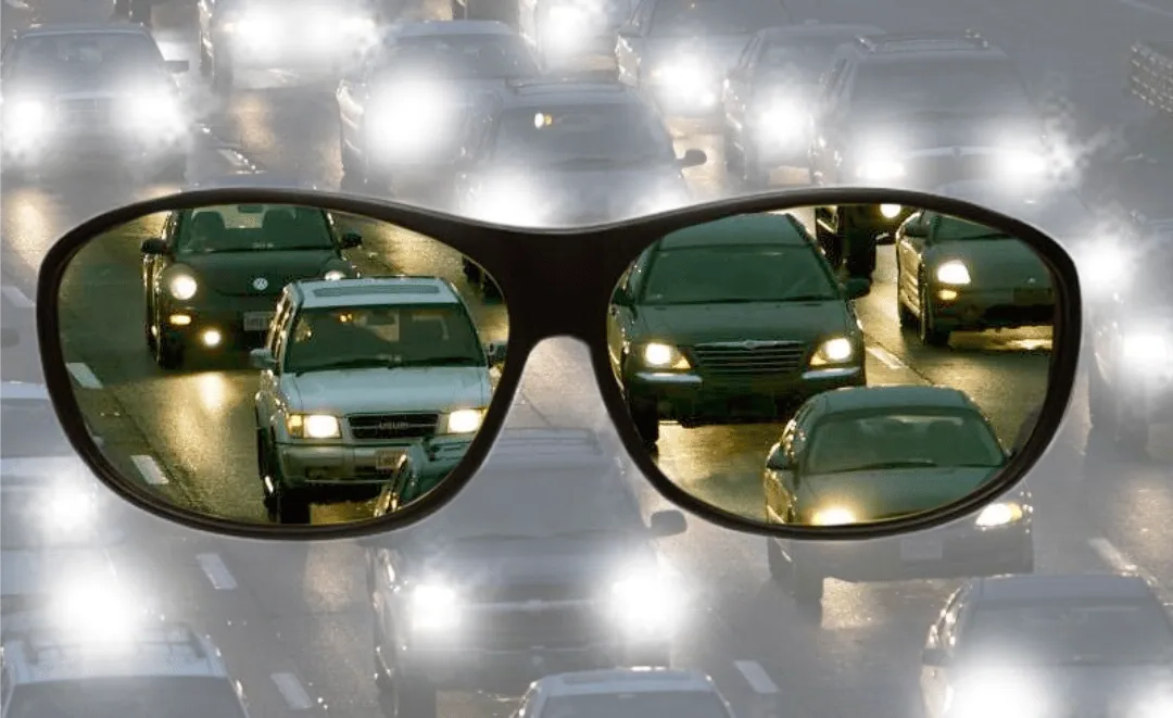 Headlight Drive Glasses with Anti-Glare Technology Drive Safely at Night