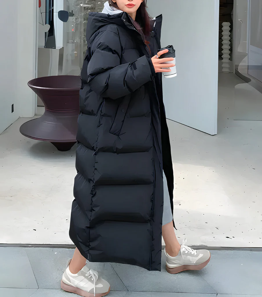 Fashionable and windproof long jacket