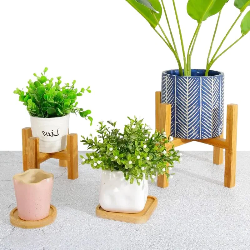 Wooden Plant Pot Trays