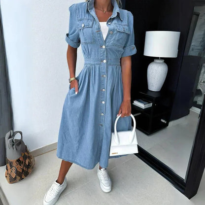 Trendy Denim Dress