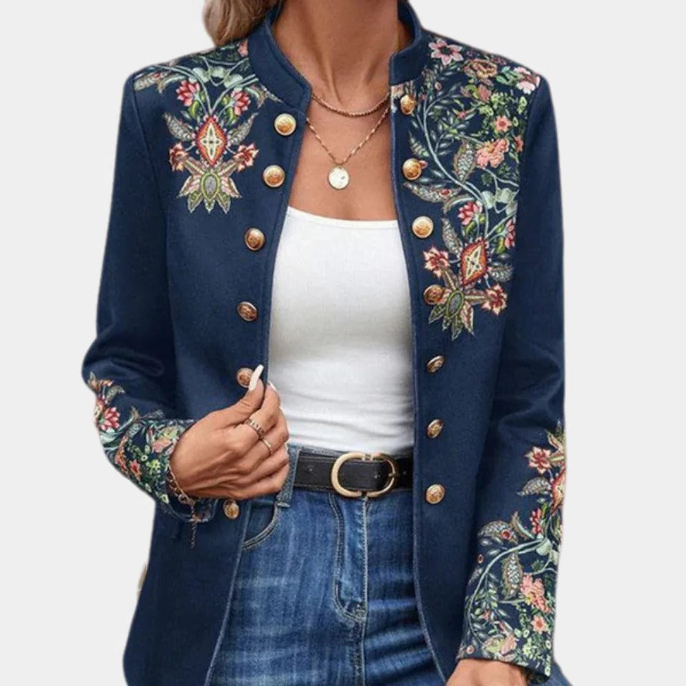 Women's Floral Blazer