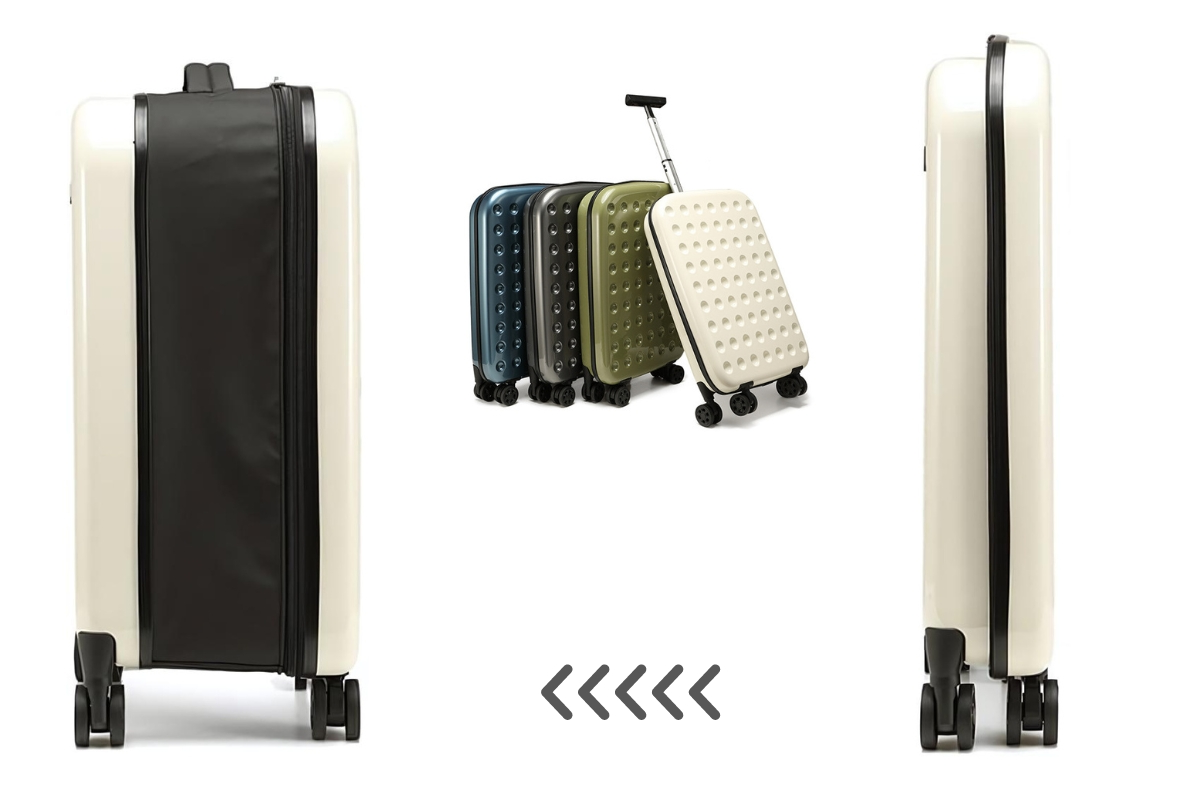 360° Foldable Travel Suitcases with Wheels
