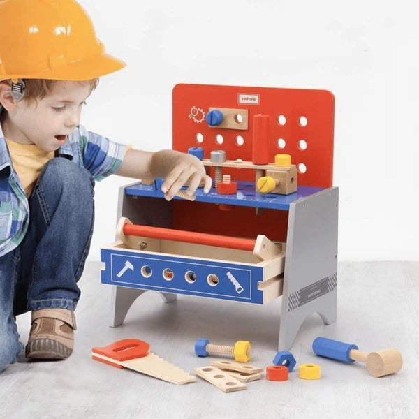 Exclusive Kids Pretend Play Realistic Work Tool Bench Toy