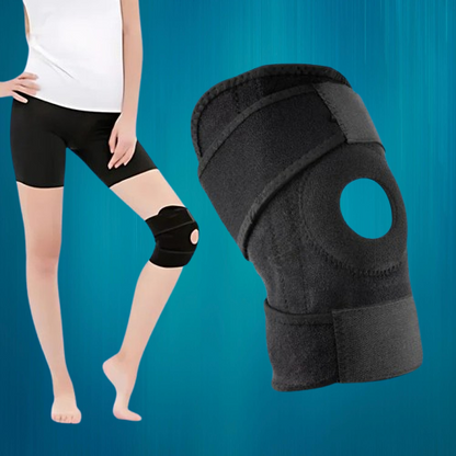 Knee Support with Adjustable Compression | for Pain Relief - Injury Recovery - Arthritis and Sports Stability