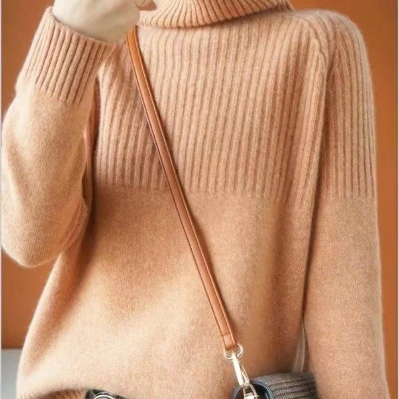 Women's Cashmere Sweater Turtleneck