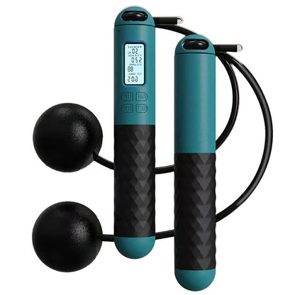 Weighted Cordless Jump Rope with Counter