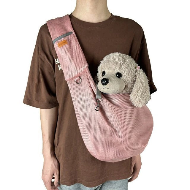 Lightweight & Breathable Crossbody Dog Sling Shoulder Bag