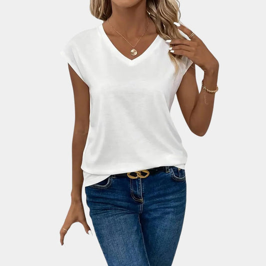 Casual Women's V-neck T-shirt