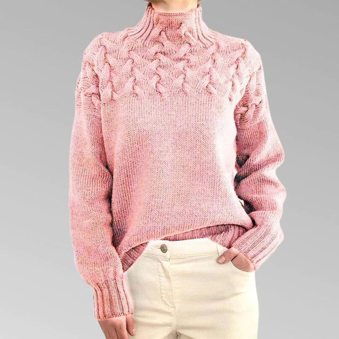 Women's Knitted Turtleneck Sweater
