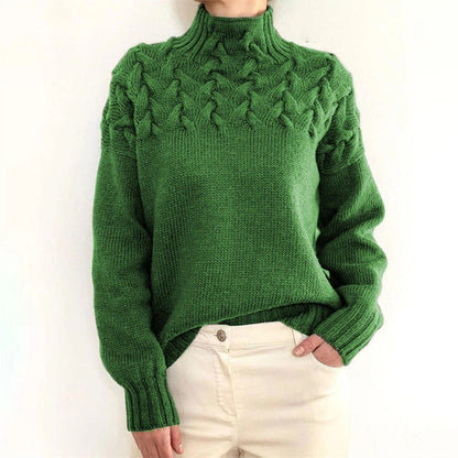 Women's Knitted Turtleneck Sweater