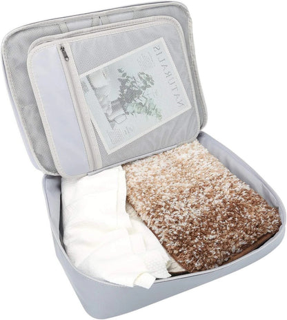 Document Organizer - Multi-Layer Safety Bag with Zipper for Cards, Files, and Travel Storage