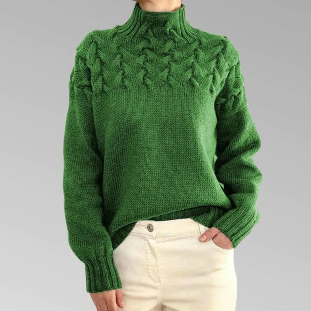 Women's Knitted Turtleneck Sweater