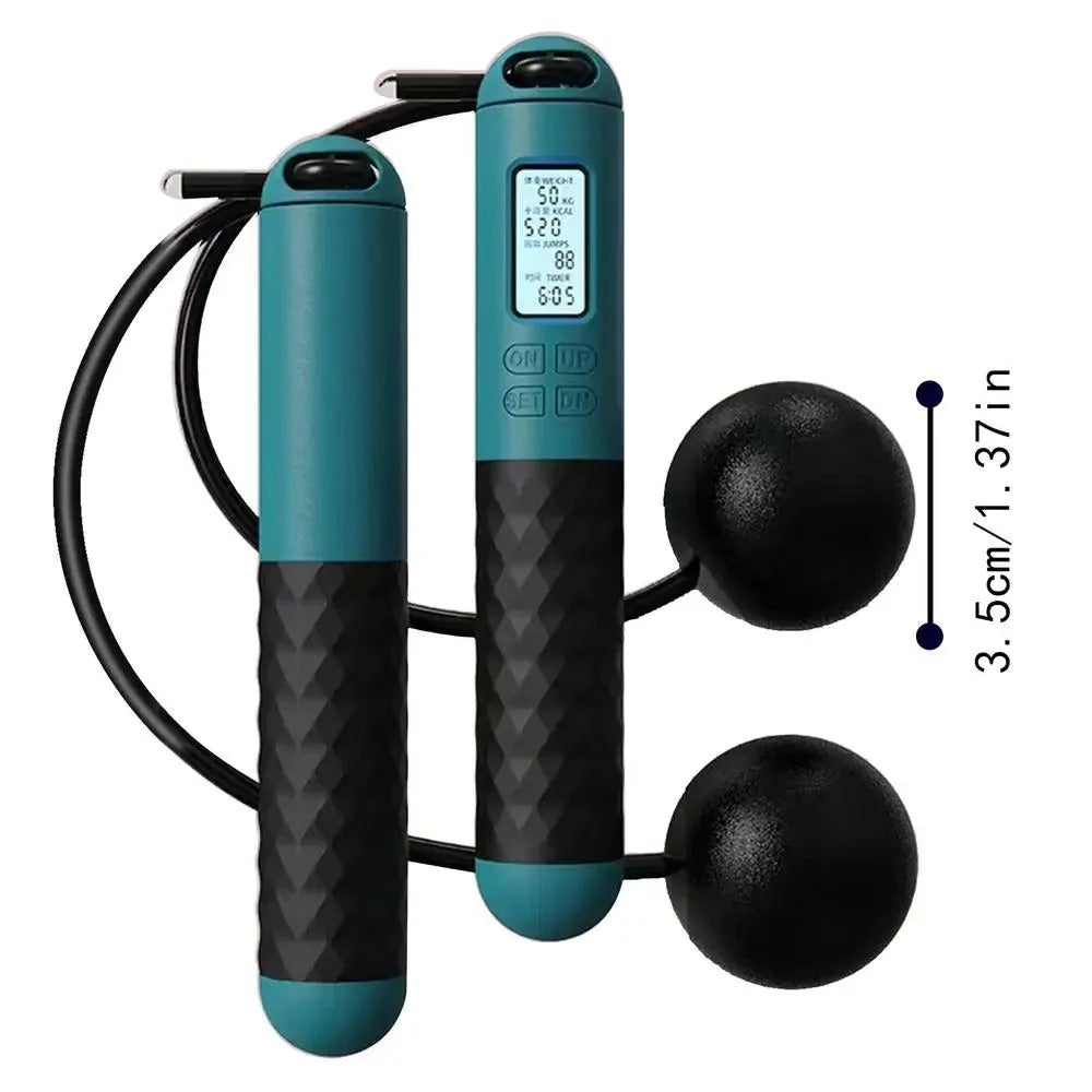 Weighted Cordless Jump Rope with Counter