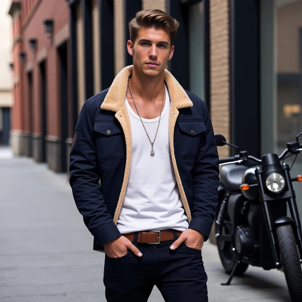 Vintage Bomber Jacket for Men