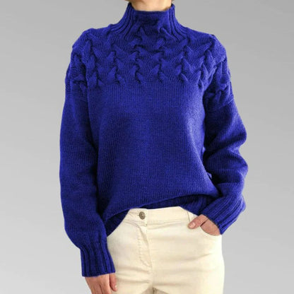 Women's Knitted Turtleneck Sweater