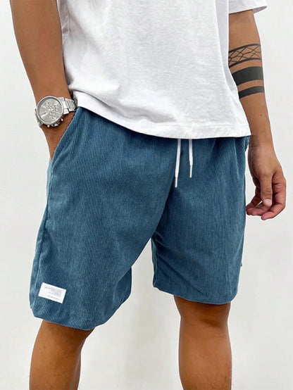 Men's Corduroy Leisure Shorts