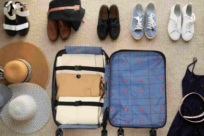 360° Foldable Travel Suitcases with Wheels