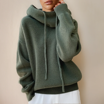 Turtleneck Sweater Made of Merino Wool for Women