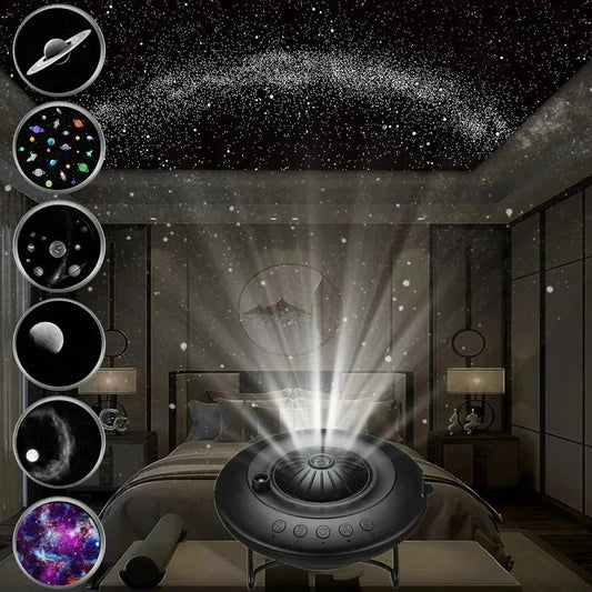 Galaxy Projector with Planetarium Effects for Home Theater, Kids Room, and Night Sky Ambiance
