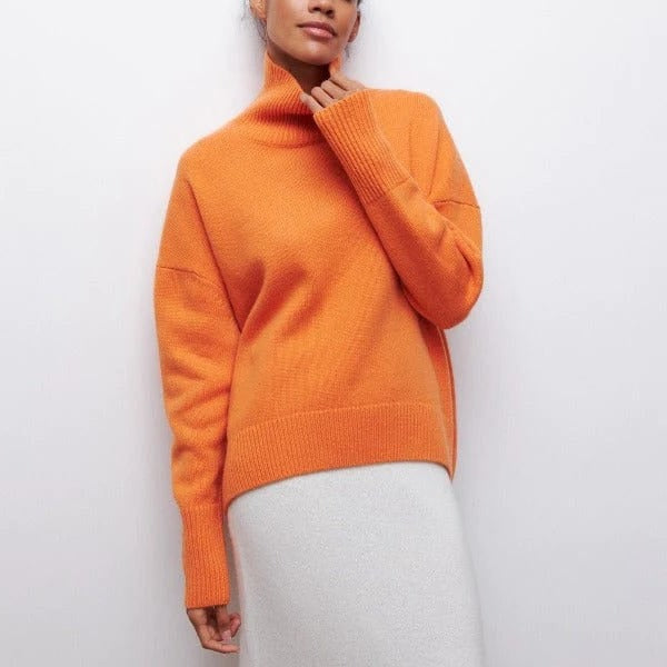 Oversized Cashmere Turtleneck Sweater