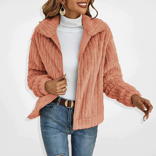 Women's Long Elegance Fleece Cardigan