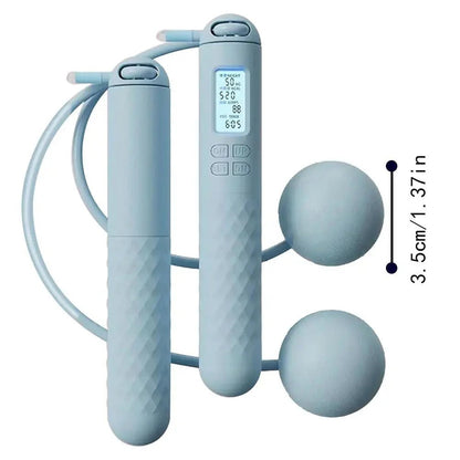 Weighted Cordless Jump Rope with Counter