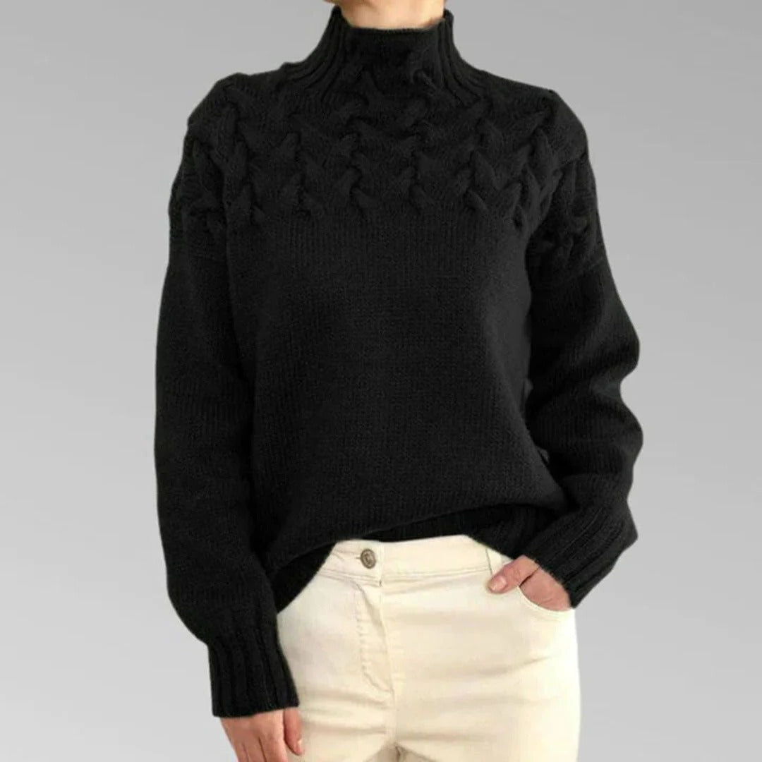 Women's Knitted Turtleneck Sweater