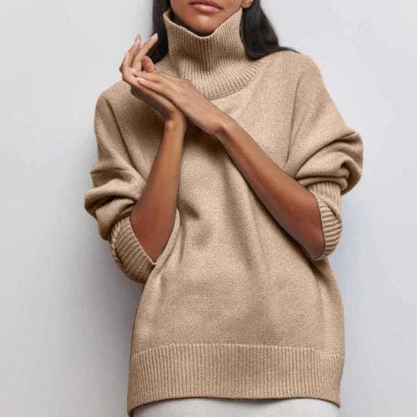 Oversized Cashmere Turtleneck Sweater