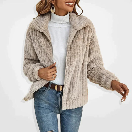 Women's Long Elegance Fleece Cardigan