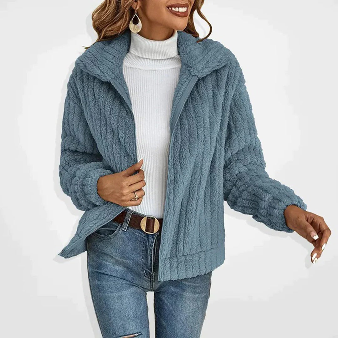 Women's Long Elegance Fleece Cardigan