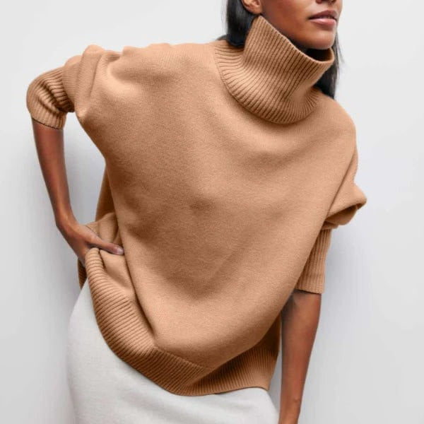 Oversized Cashmere Turtleneck Sweater