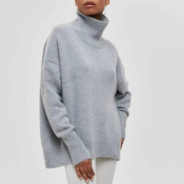 Oversized Cashmere Turtleneck Sweater