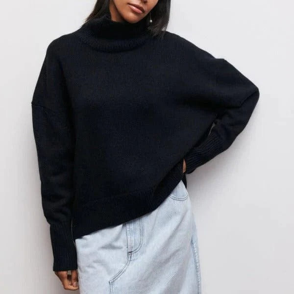 Oversized Cashmere Turtleneck Sweater