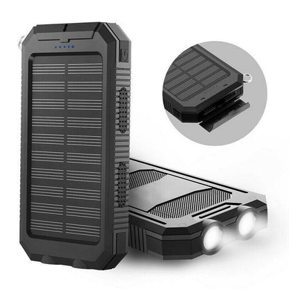 500000mAh Solar Charger Waterproof Power Bank External