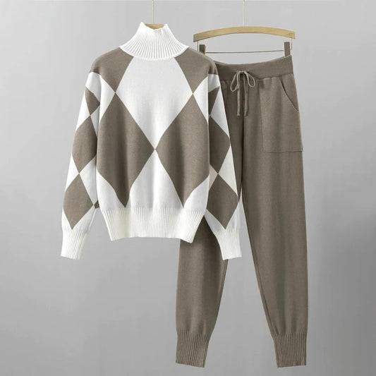 Warm Sweater and Pants Set