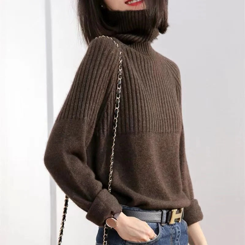 Women's Cashmere Sweater Turtleneck