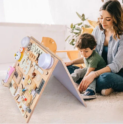 Handmade Montessori Wooden Activity Board